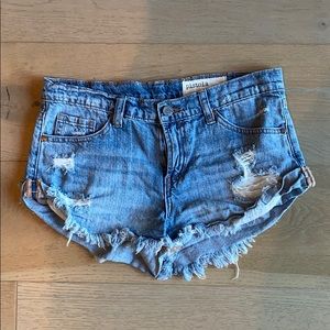 Pistola low rise cutoff shorts